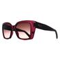 Pink Salvatore Ferragamo Pink Square Transparent Cyclamen Brown Gradient SF1042S, Image 2 of 3