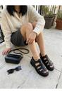 Black Rosa Cage Platform Sandals, Image 3 of 6