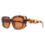 Brown Montana Brown Rectangle Shiny Soft Demi Brown Polarized MP56, Image 2 of 4