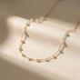 Gold 18ct Gold Vermeil Plated Essential Pearl Necklace, Image 1 of 4