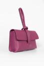 Bordeaux Italian Leather Wristlet Clutch Bag, Image 3 of 4