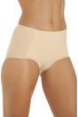 Beige Camille Lingerie Beige 3 Pack Cotton Control Briefs, Image 1 of 3