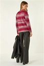 Red Colour Block Knit Jumper, Image 3 of 5