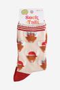 Red Highland Cow Christmas Bamboo Socks, Image 5 of 5