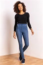 Blue Ultimate Stretch Denim Jegging 29", Image 3 of 5