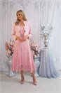 Pink Julianna Lace Dress & Scallop Jacket Set, Image 4 of 6