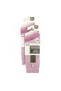 Pink 6 Pack Bamboo Boot Cute Scalloped Top Socks, Image 2 of 3