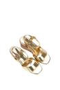 Gold 'Seraphina' Cork Platform Wedge Heel Sandals With Ankle Strap, Image 6 of 6