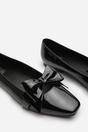 Black 'Kaitlyn' Square Toe Ballet Flats, Image 4 of 4