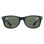 Black Rectangle Black Rubber Green New Wayfarer 2132 Sunglasses, Image 1 of 4