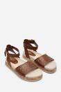 Tan Where's That From Tan Banyan Double Strap Flatform Sandal, Image 4 of 6