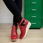 Navy Wide Cotton Graduated Compression Socks, Image 3 of 5
