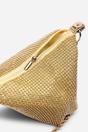 Gold Lore Diamante Pouch Bag with Chain Detail Handle, Image 5 of 6