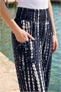 Navy  Tie Dye Print Hareem Jogger, Image 4 of 4