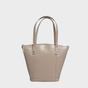 Natural 'MELANIE' Croc Real Leather Unlined Bucket Bag, Image 1 of 1