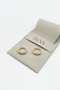 Gold Pearl Vine Hoop Earrings, Image 1 of 3