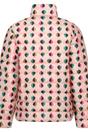 Pink Orla Kiely Tiny Elm Baffled Padded Jacket, Image 2 of 4