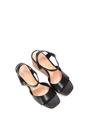Black 'Seraphina' Cork Platform Wedge Heel Sandals With Ankle Strap, Image 6 of 6