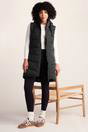 Black Ranskill Long Insulated Gilet, Image 3 of 6