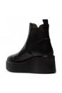 Black Womens Heel Ankle Platform Boots-HELY268, Image 4 of 5