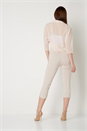 Peach Pink Chiffon Bolero, Image 2 of 4