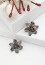 Lilac Diva Floral Stud Earrings, Image 2 of 5