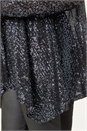 PEWTER Curve Sequin Waterfall Front Cardigan, Image 5 of 5