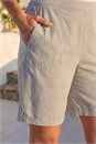 Khaki Classic Texture Stripe Short, Image 4 of 4