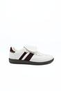 Beige iKrush Beige Johanna Lace-up Flip Tongue Round Toe Trainers, Image 3 of 4