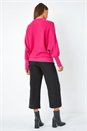 Pink Diamante Embellished Heart Print Jumper, Image 3 of 5
