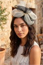 Ivory Bow Veil Fascinator, Image 1 of 4