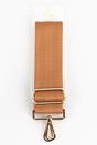 Tan Sarta Tan Plain Woven Wide Bag Strap, Image 4 of 4