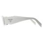 White Prada White Rectangle Talc Dark Grey PR17WS, Image 3 of 4