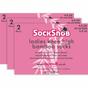 Black Ladies 6 Pairs Long Bamboo Socks | Knee High Plain & Patterned Design Socks, Image 3 of 3