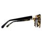 Black Square Bi Layer Black and Amber Tortoise Dark Grey MK2201 Malia, Image 4 of 4