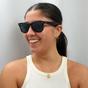 Black Ray-Ban Black Rectangle Black Green Sunglasses, Image 6 of 6