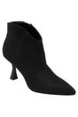 Black Amelia Faux Suede Kitten Heel Ankle Boots, Image 3 of 5