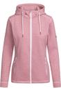 Pink Rootless Stripe Marl AT200 Fleece Jacket, Image 1 of 2