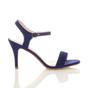 Royal Blue Barely There Strappy High Heeled Sandals, Image 2 of 6