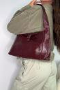 Red Classic Sleek Shoulder Bag, Image 3 of 4