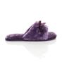 Purple Peep Toe Sandals Slippers, Image 2 of 6