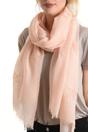 Light Pink Rose Gold Glitter Star Lightweight Scarf, Image 1 of 3