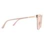 Pink Cat Eye Nude Glitter Gold Mirror Sunglasses, Image 4 of 4