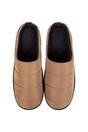Khaki Ladies Cosy Winter Slip On Slippers, Image 2 of 4
