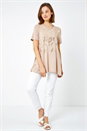 Stone Metallic Animal Print T-Shirt, Image 2 of 5