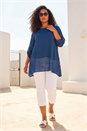  Curve Buttoned Side Asymmetric Top, Image 2 of 4