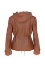 Tan Ashwood Leather Tan 'Anne' Leather Jacket with Adjustable Waist String, Image 4 of 5