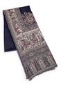 Multi Kashmiri Jamawar Scarf, Image 1 of 2