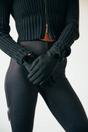 Black Gloves With Pom Pom, Image 1 of 5