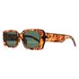 Brown Rectangle Shiny Havana Soft Demi G15 Green Polarized MP76, Image 2 of 4